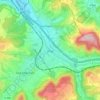 Frick topographic map, elevation, terrain