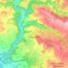 Nanthiat topographic map, elevation, terrain