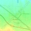 Manhattan topographic map, elevation, terrain