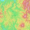 高山市 topographic map, elevation, terrain