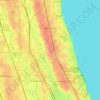 Lake Forest topographic map, elevation, terrain