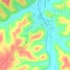 French Lick topographic map, elevation, terrain