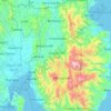 Davao de Oro topographic map, elevation, terrain