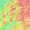Bollebygds kommun topographic map, elevation, terrain