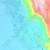 Farashband topographic map, elevation, terrain