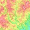 Columbia topographic map, elevation, terrain