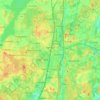 Kerava topographic map, elevation, terrain