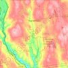 Harwinton topographic map, elevation, terrain