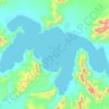 鲁玛江冬错 topographic map, elevation, terrain