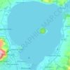 Lake Rotorua topographic map, elevation, terrain