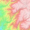 Province of Canta topographic map, elevation, terrain