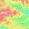 Lunedale topographic map, elevation, terrain