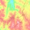 Encruzilhada do Sul topographic map, elevation, terrain