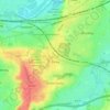 Earley topographic map, elevation, terrain