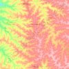 Santo Augusto topographic map, elevation, terrain