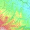 Salaysay topographic map, elevation, terrain