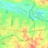 Collierville topographic map, elevation, terrain