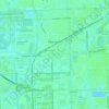 Opa-locka topographic map, elevation, terrain