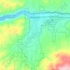 Gypsum topographic map, elevation, terrain