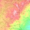 Clare County topographic map, elevation, terrain