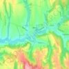 Bikal topographic map, elevation, terrain