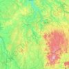 Canal du Nivernais topographic map, elevation, terrain