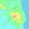 Booral topographic map, elevation, terrain
