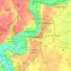 Châteaudun topographic map, elevation, terrain