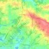 Clohars-Fouesnant topographic map, elevation, terrain