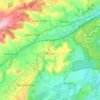 Binsted topographic map, elevation, terrain