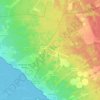 Lanton topographic map, elevation, terrain