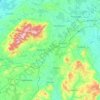 County Laois topographic map, elevation, terrain