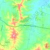 Marburg topographic map, elevation, terrain
