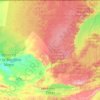 Flores topographic map, elevation, terrain