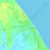 Withernsea topographic map, elevation, terrain