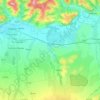 Mândra topographic map, elevation, terrain