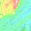 Ahuano topographic map, elevation, terrain