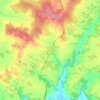 Fonroque topographic map, elevation, terrain