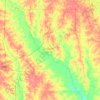Cleveland County topographic map, elevation, terrain