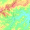 Cooyar topographic map, elevation, terrain
