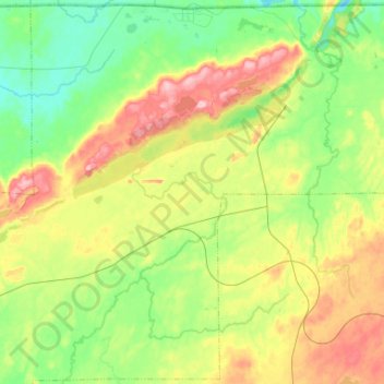 Babbitt topographic map, elevation, terrain