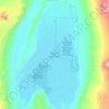 Salar de Atacama topographic map, elevation, terrain