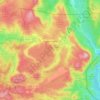 Fontjoncouse topographic map, elevation, terrain