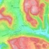 Wehingen topographic map, elevation, terrain