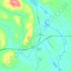 Alfred topographic map, elevation, terrain