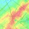 Montgomeryville topographic map, elevation, terrain