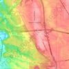 Boston Heights topographic map, elevation, terrain