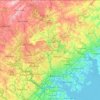 Baltimore County topographic map, elevation, terrain