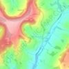 Pitchcombe topographic map, elevation, terrain