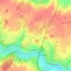 Wakes Colne topographic map, elevation, terrain